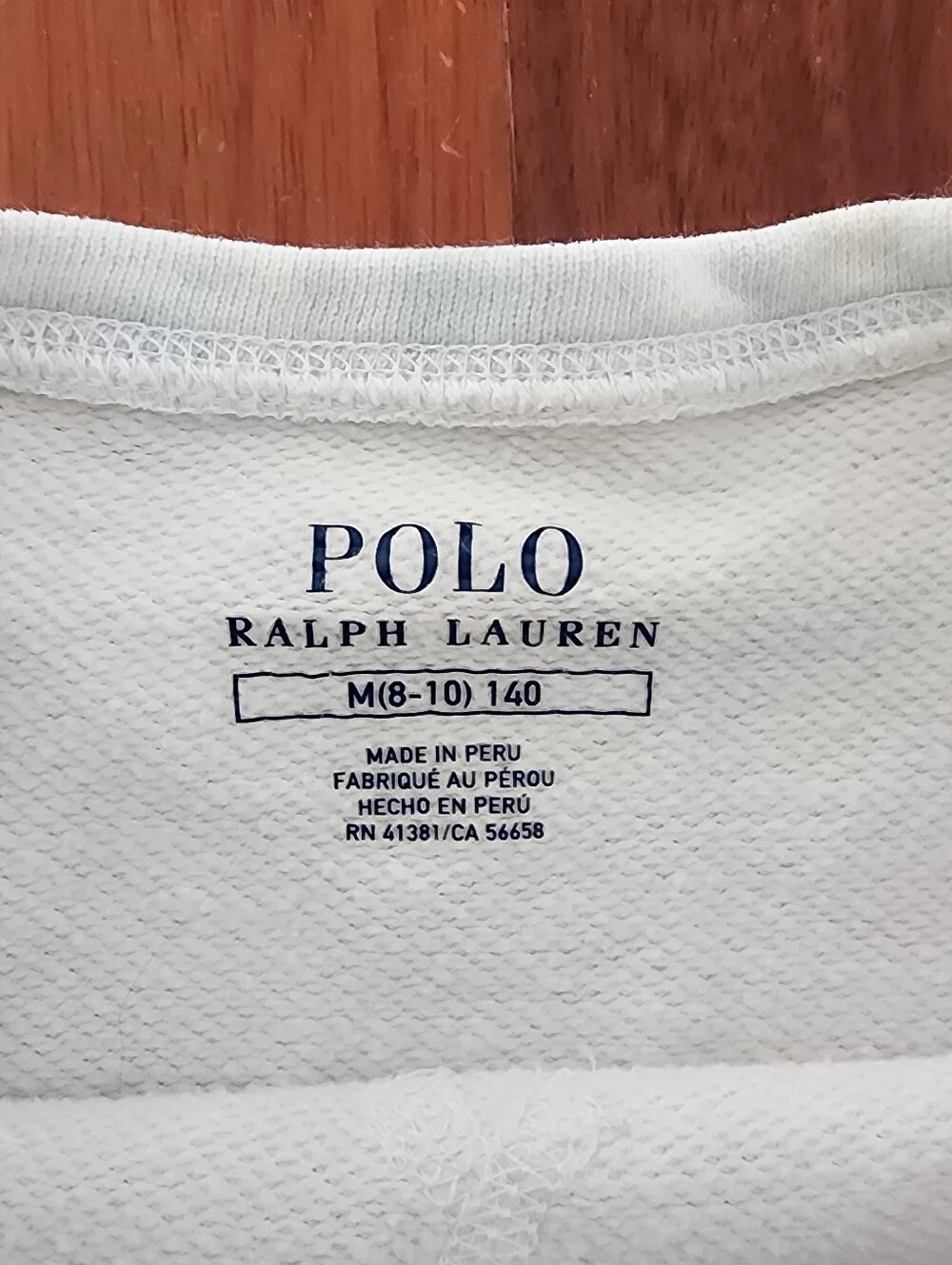 Polo by Ralph Lauren Light Blue Tie-Dye American Flag Sweatshirt | Size M